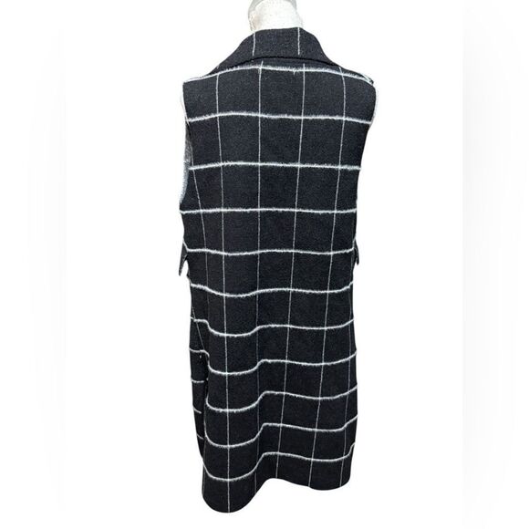 Anthropologie Quinn Windowpane Vest sweater size one size - Picture 4 of 6
